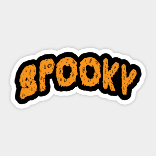 Spooky Season Retro Scary Creepy Halloween Sticker